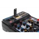 VMM-P500 Mezclador directo 4 canales con DSP, USB y reproductor MP3/BT Vonyx